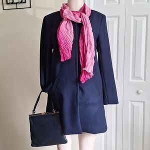 Women's Navy Lightweight Jacket/Coat Size Medium